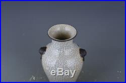 10 China antique Porcelain Qing kangxi blue & white flower and bird vase statue