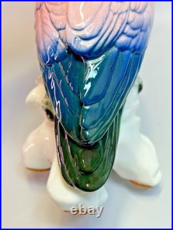 11.5 Large Art Deco Karl Ens Cockatoo Parrot Bird Porcelain Figurine #7170