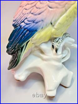 11.5 Large Art Deco Karl Ens Cockatoo Parrot Bird Porcelain Figurine #7170