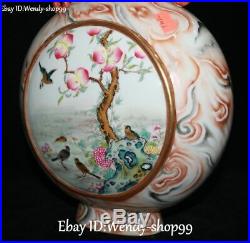 11 Emerald Color Porcelain Elephant Peach Tree Magpie Bird canister Pot Tank