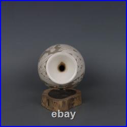 12.8 Chinese Song Porcelain Cizhou Kiln Ancient Figure Animal Bird Flower Vase