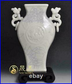 12 China Dehua Porcelain Dragon Phoenix Fenghuang Bird Pixiu Vase Bottle Pot