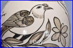12. Old China antique song dynasty cizhou kiln Porcelain bird pattern pulm Vase