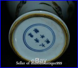 12 Qing Dynasty China Famille Rose Porcelain Dynasty Flower Bird Bottle Vase X4
