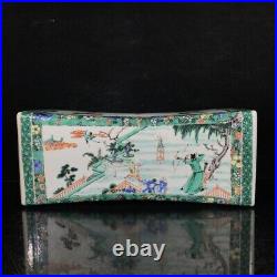 14.2 Rare China Qing Dynasty Multicolored Flowers and birds Porcelain pillow