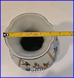 14 Qianlong Marked Chinese Color Enamel Porcelain Flower Bird Vase