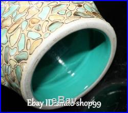 15 Enamel Color Porcelain Magpie Bird Flower Elephant Square Pot Vase Bottle
