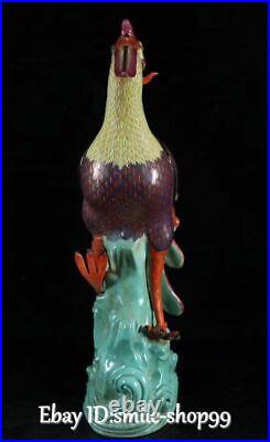 18 Color Porcelain Feng Shui Phoenix Phenix Fenghuang Bird Animal Statue Pair