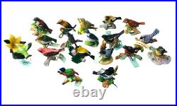 18 Porcelain Bird Figurines Miniature RC Royal Cornwall Mini Vintage 1982