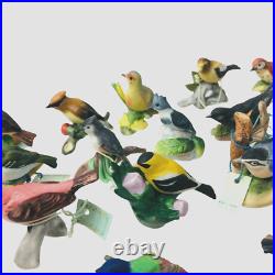 18 Porcelain Bird Figurines Miniature RC Royal Cornwall Mini Vintage 1982