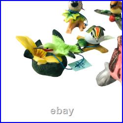 18 Porcelain Bird Figurines Miniature RC Royal Cornwall Mini Vintage 1982