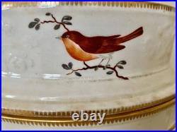 18th C French Paris Porcelain Bottle Cooler Ice Bucket Birds Insects Sotheby's