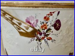 18th C French Paris Porcelain Bottle Cooler Ice Bucket Birds Insects Sotheby's