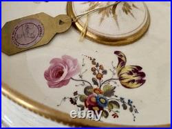 18th C French Paris Porcelain Bottle Cooler Ice Bucket Birds Insects Sotheby's
