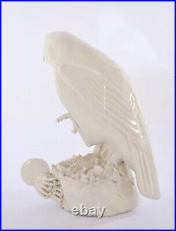 1900's Chinese Blanc De Chine Dehua Porcelain Eagle Bird and Sun