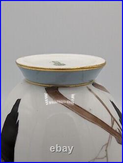 1907 Royal Doulton Crow Bird Vase Fez Hats & Pipes 6.25 Seriesware Porcelain