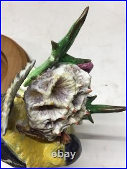 1936 Pair Of Dorothy Doughty Goldfinch&Thistle Porcelain Figures WithStands/ Boxes