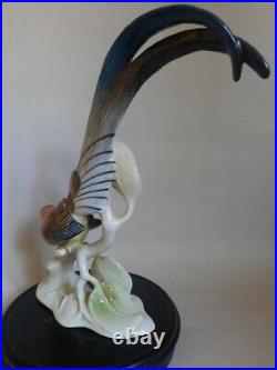 1941 Rosenthal Vintage Porcelain Statue Figure Bird of Paradise Made in Germany