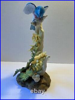 1960s Andrea by Sadek Lazuli Bunting Limited Edition Porcelain Statue LTD-6