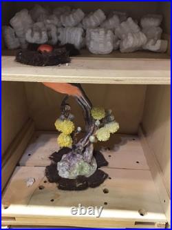 1963 Pair of Royal Worcester Dorothy Doughty Birds, Vermilion Flycatcher, Stands