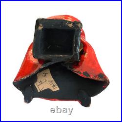 1964 Italian Ceramic Cardinal Bookend Montelupo Figural Sculpture