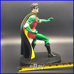 1999 Warner Bros Robin Statue DC Comics Batman Gotham Dick Grayson Sculpture Toy
