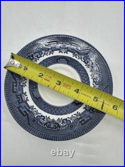 20 Pcs, Set for 4, Churchill Blue Willow Dinnerware Staffordshire England Mint
