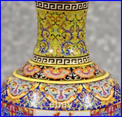 27 Chinese Porcelain Jingdezhen Vase Lamp Bird & Flower / Dbl Happiness Lamp