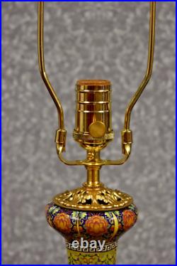 27 Chinese Porcelain Jingdezhen Vase Lamp Bird & Flower / Dbl Happiness Lamp