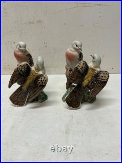 2 Vintage Beswick Turtle Doves Figurines No 1022 Arthur Gredington 1948-1954