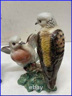 2 Vintage Beswick Turtle Doves Figurines No 1022 Arthur Gredington 1948-1954