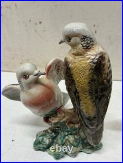 2 Vintage Beswick Turtle Doves Figurines No 1022 Arthur Gredington 1948-1954