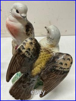 2 Vintage Beswick Turtle Doves Figurines No 1022 Arthur Gredington 1948-1954