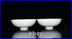 3.6 china antique ming dynasty chenghua mark porcelain a pair flower bird bowl