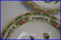 4 Williams Sonoma Famille Rose Pasta Bowl NIB New Butterflies Birds Serving