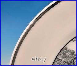 6 Lenox Richard Bishop Wild Game Bird Dinner Plate Turkey Grouse Quail Etchings