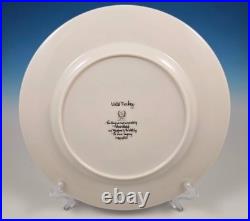 6 Lenox Richard Bishop Wild Game Bird Dinner Plate Turkey Grouse Quail Etchings