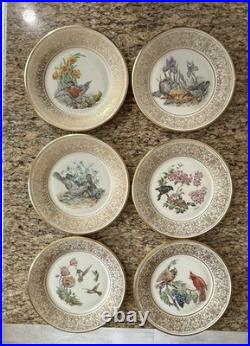 6 Lenox vintage collector annual limited edition Edward Boehm plates
