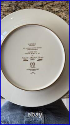6 Lenox vintage collector annual limited edition Edward Boehm plates