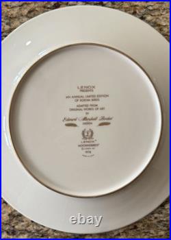6 Lenox vintage collector annual limited edition Edward Boehm plates