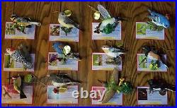 70 DIFFERENT BIRDS CHRISTMAS ORNAMENTS SETS by The DANBURY MINT withBOXES EUC WOW