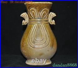 8China Chinese old kiln porcelain bird ear Zun Cup Bottle Pot Vase Jar Statue