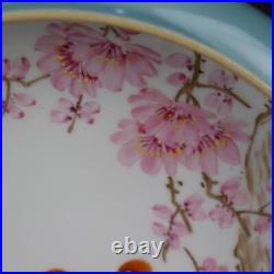 8.3 Chinese Famille Rose Porcelain Green Glaze Flower Bird Writing-brush Washer