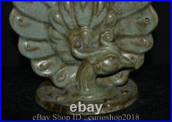 8.4 Old Chinese Ru Kiln Porcelain Dynasty Phoenix Head Bird Beast Statue