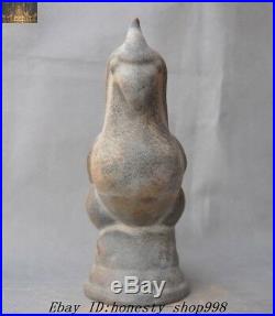 8 Chinese Feng Shui China Dynasty Old porcelain glaze parrot Macaw Bird Statue