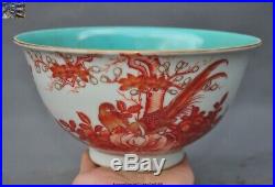 8 Chinese Mark Enamel Porcelain flower bird Bowl Cup Plate Teacup Statue