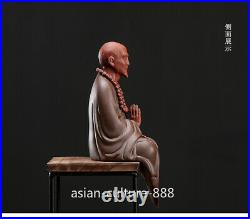 8 Dehua porcelain ceramic Buddhist disciples buddha monk Master Hong Yi Statue