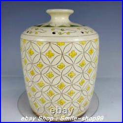8 Old China Song Dynasty Cizhou kiln Porcelain Money Flower Pattern Bottle Vase