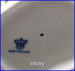 9924099-d Porcelain Figurine Wagner&Apel Budgie Bird Yellow H20cm