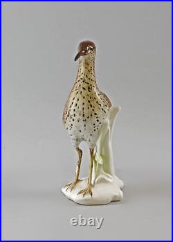 9997756-d Ens Porcelain Figurine Bird Sandpiper H17cm